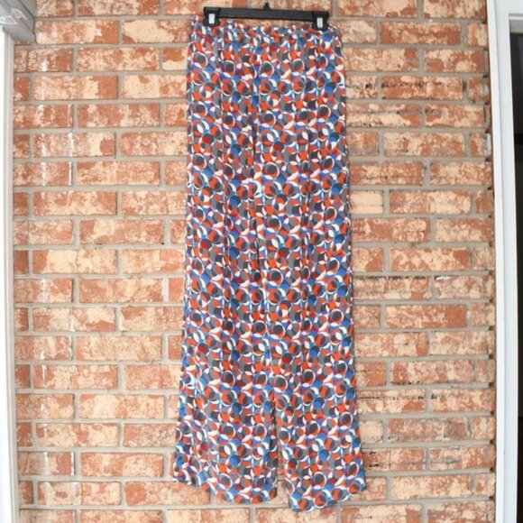 𝅺TANNER Silk Palazzo Pants - Picture 2 of 4